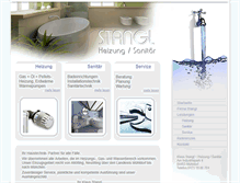 Tablet Screenshot of heizung-stangl.de